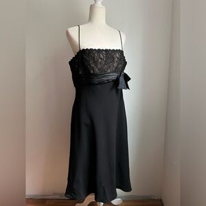 Vintage Jones New York Little Black Dress Sz 16